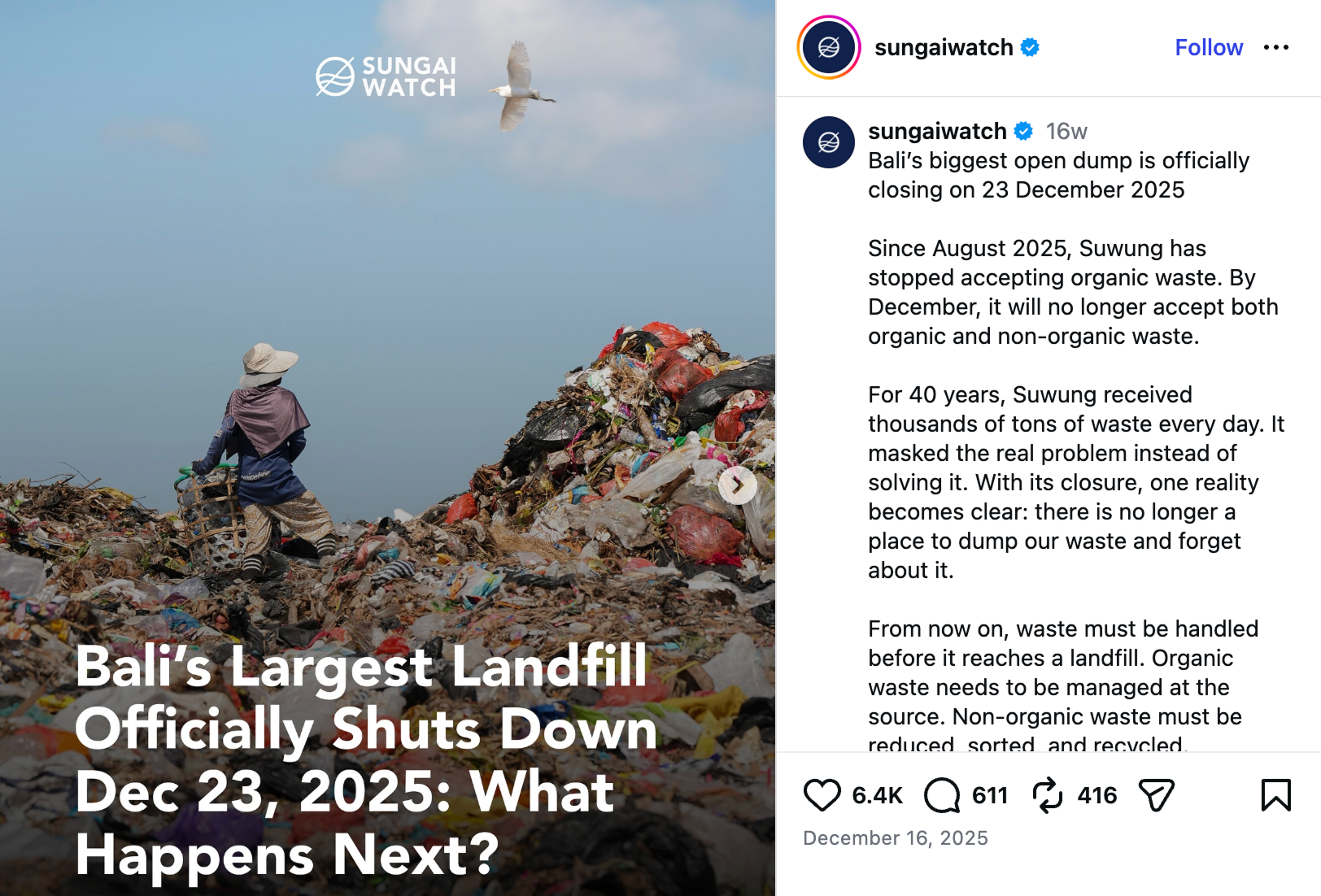 News of the TPA Suwung closure
