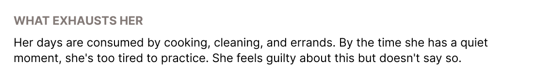 User Persona 3
